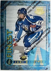 1994-95 Topps Finest Refractor Jani Hassinen #136 Rookie